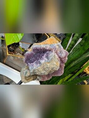 Thunder Bay Amethyst Crystal Cluster on Stand